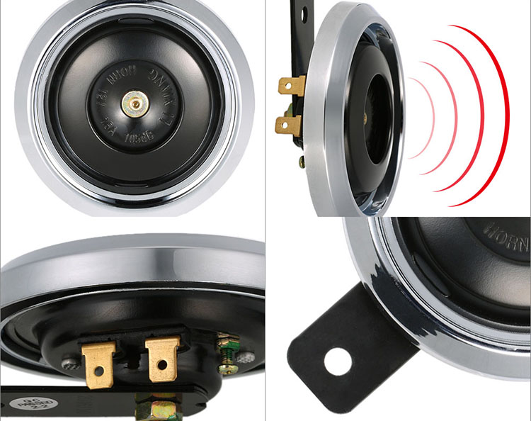 DC 12V 1.5A 105dB Universal Waterproof Motorcycle Loud Electric Horn