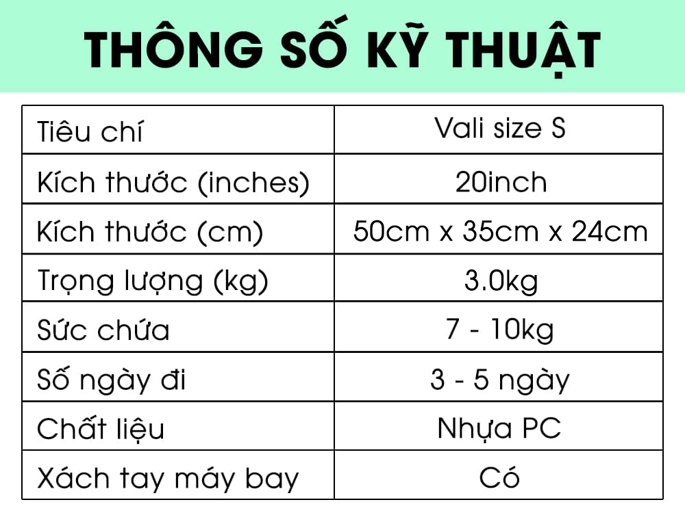 TẶNG TÚI ĐỰNG GIÀY + THẺ TAG - Vali kéo TRIP P803A có dây kéo mở rộng size 20inch nhựa PC - Bảo hành 5 năm - Hàng chính hãng
