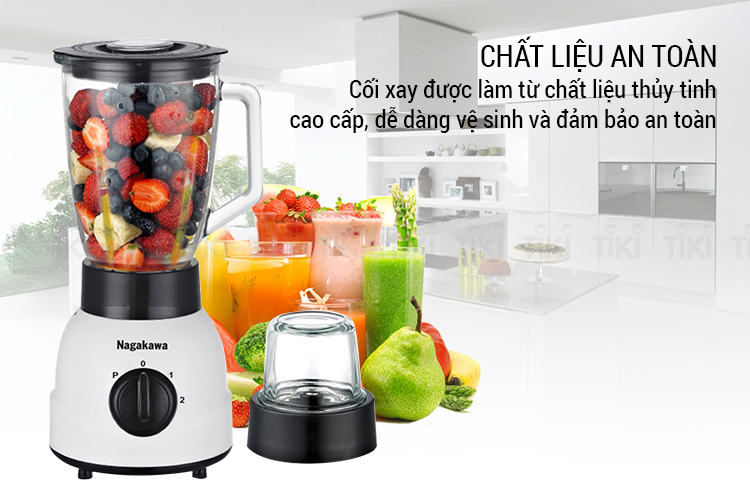 Máy Xay Sinh Tố Nagakawa NAG0810 (350W - 1.5 Lít) - Hàng Chính Hãng