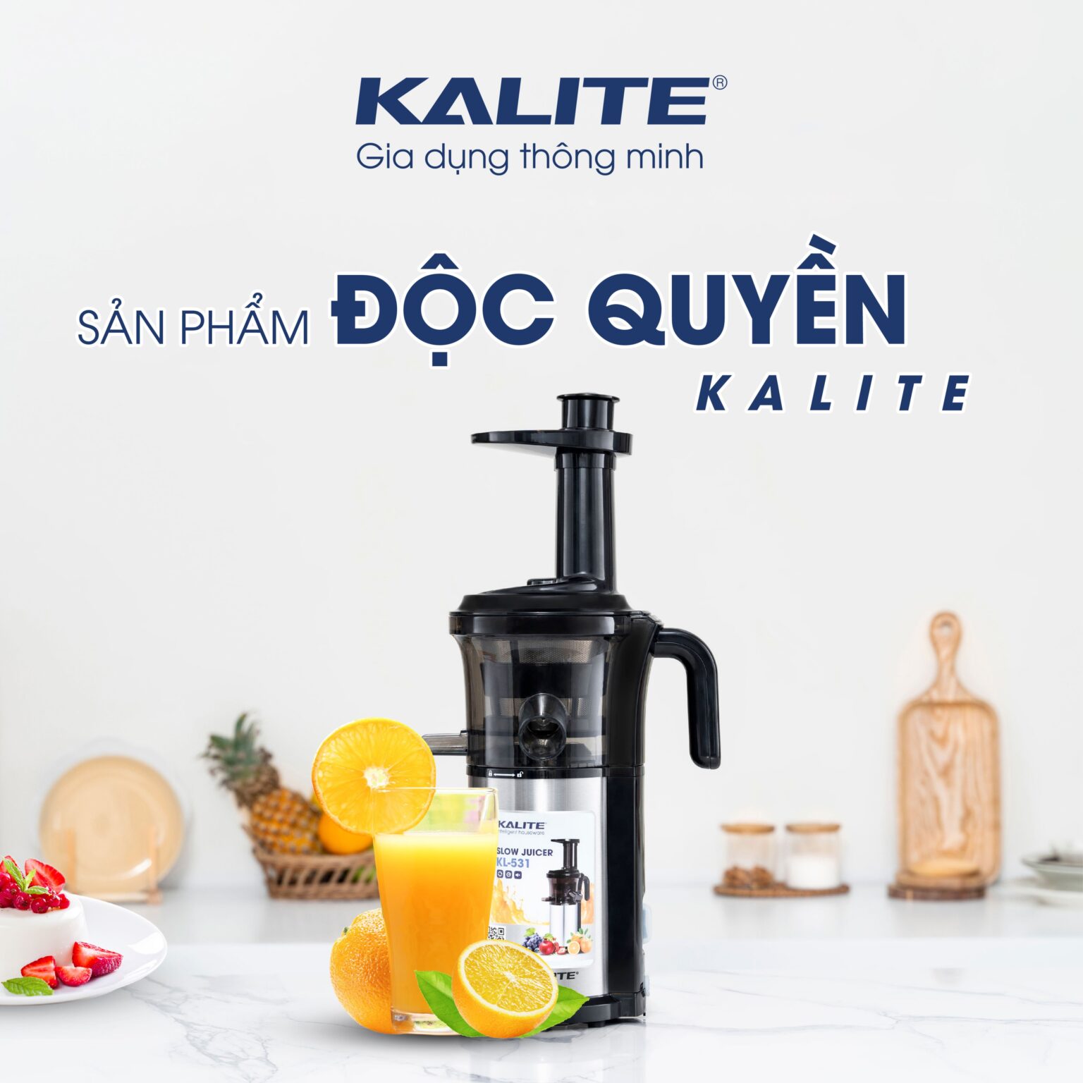 Máy ép chậm Kalite KL-531. Hàng chính hãng