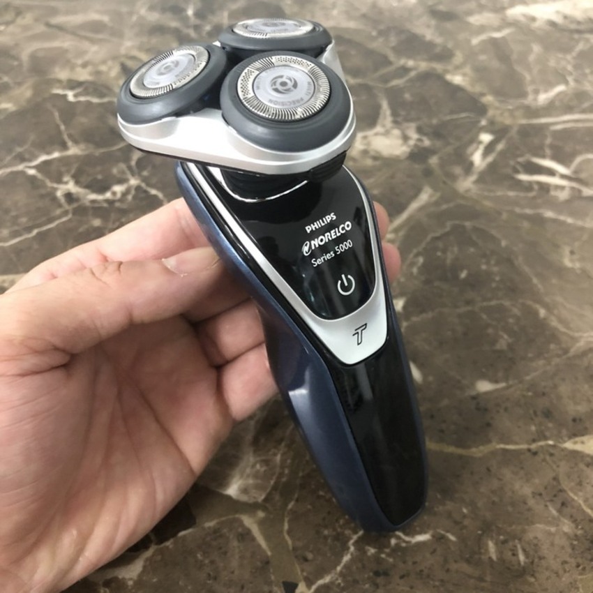 Máy cạo râu khô và ướt cao cấp Philips Norelco S5355/82 tích hợp đầu cạo linh hoạt theo 5 hướng cạo nhanh và sát - Hàng Nhập Khẩu