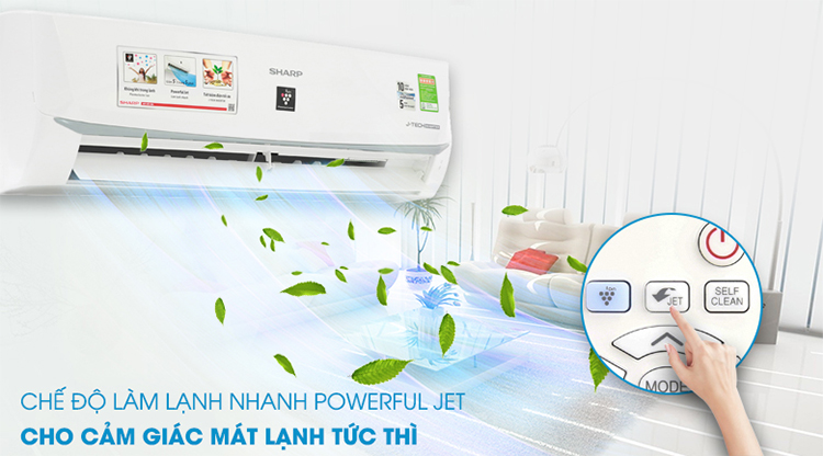 Máy Lạnh Inverter Sharp AH-XP10WMW (1.0HP)