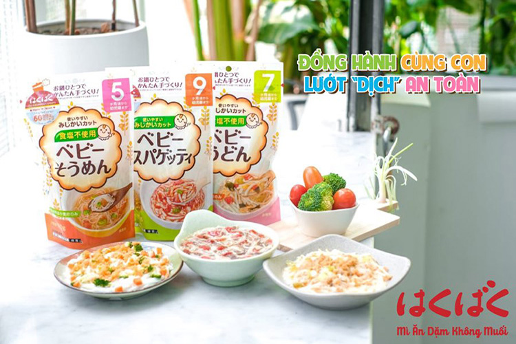 Combo 3 Gói Mỳ Ăn Dặm Hakubaku ( Dành Cho Bé Từ 5 Tháng )