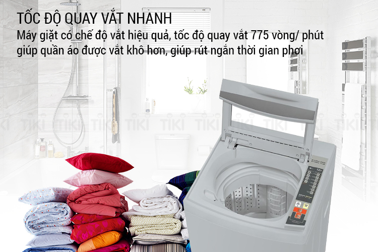 Máy Giặt Cửa Trên Aqua AQW-S72CT (7.2kg) - Hàng Chính Hãng