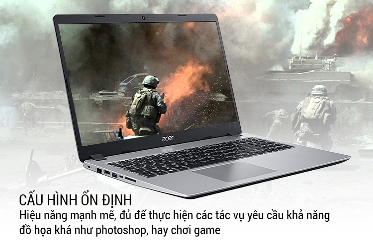 Laptop Acer Aspire A515-52G-58SL NX.H5PSV.001 Core i5-8265U/ MX150 2GB/ Dos (15.6 FHD IPS) - Hàng Chính Hãng