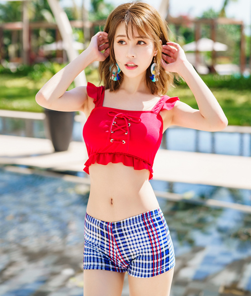 Bikini Ba Chi Tiết Duyên Dáng ATO97 MayHomes Đồ Bơi Nữ 3-Piece Swimwear