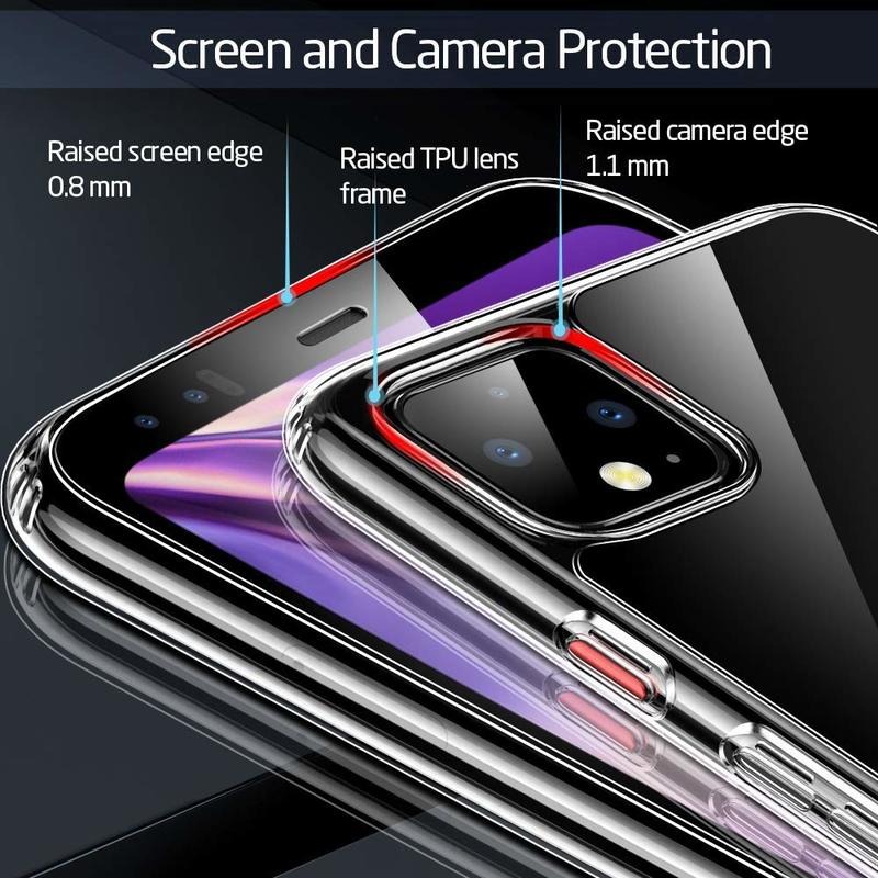 Ốp lưng Google Pixel 4 ESR Mimic Tempered Glass- hàng chính hãng