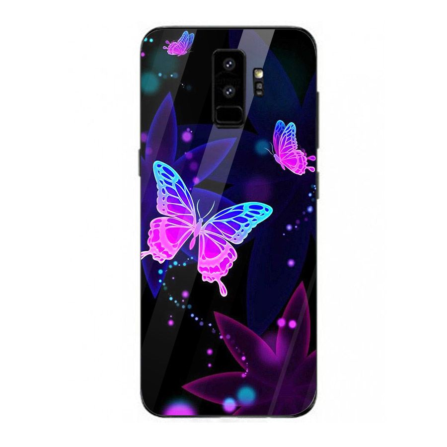 Ốp kính cường lực cho điện thoại Samsung Galaxy S9 Plus - bướm đẹp MS BUOMD080