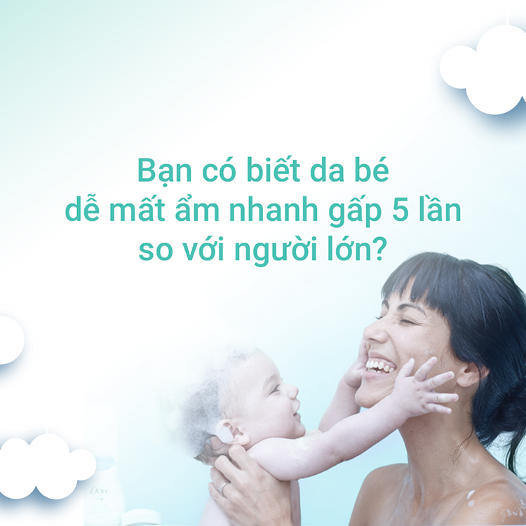 Combo 2 Sữa dưỡng thể Baby Dove Cho Da Nhạy Cảm 200ml