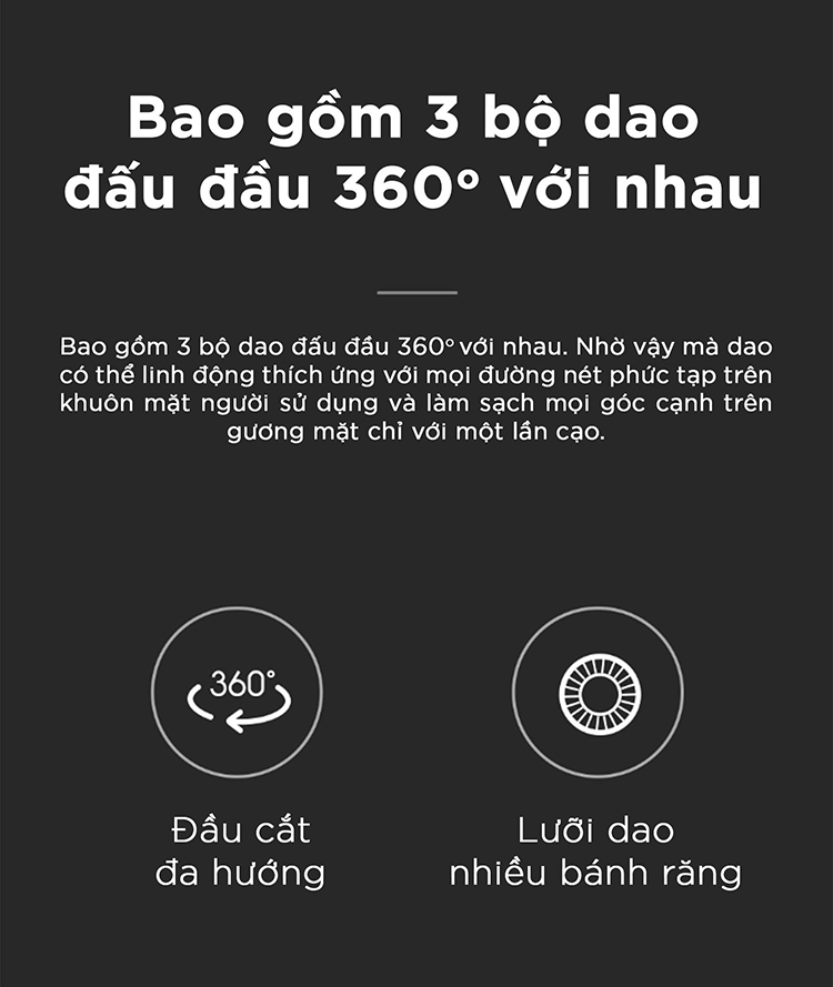 Máy cạo râu điện Xiaomi Mijia NUN4027HK