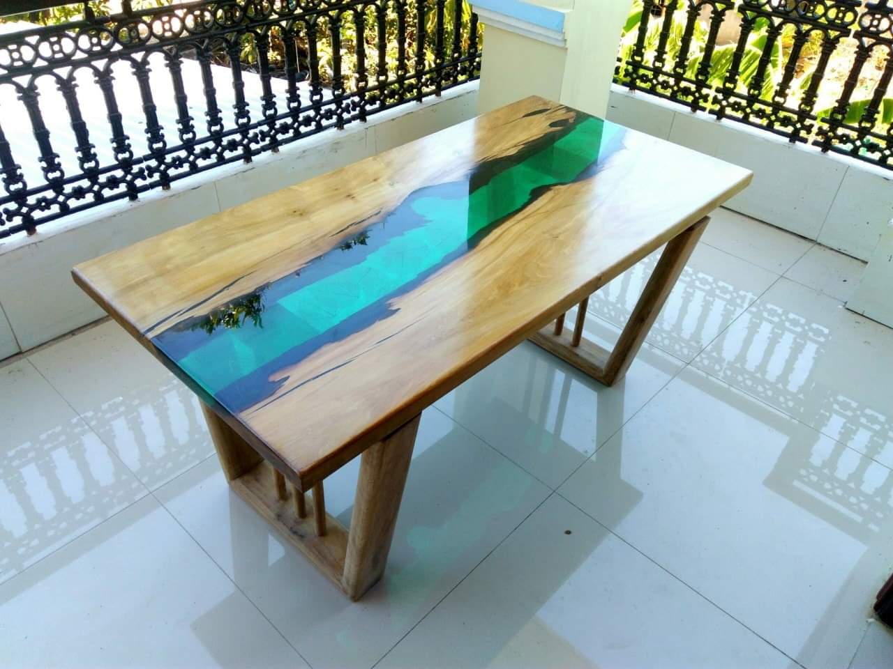 bàn trang trí epoxy resin