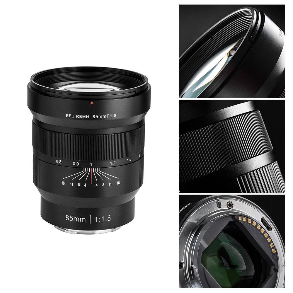 Ống Kính Khẩu Độ Lớn Tiêu Điểm Cố Định Viltrox Pfu Rbmh 85mm F1.8 Cho Sony E-Mount Nex-5N A9 A7M3 A7R2 A7M3 A7M2 A7Ss A6500 A6300 A6000 A5000 Đen