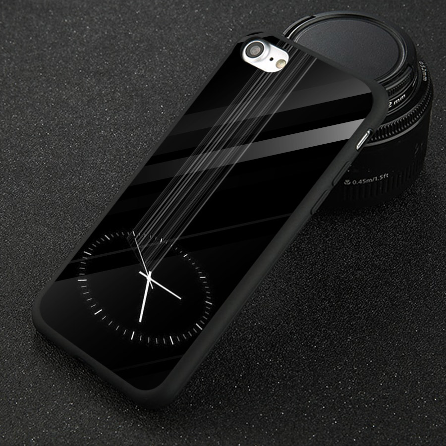 Ốp điện thoại kính cường lực cho máy iPhone 6 Plus/6s Plus - dòng thời gian MS CAFE016