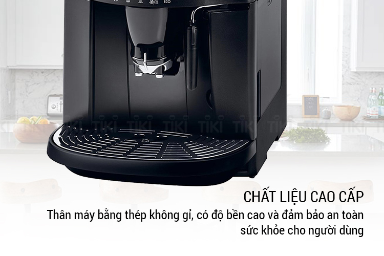 Máy Pha Cà Phê Tự Động Delonghi ESAM4000.B (1450W) - Đen - Hàng Chính Hãng