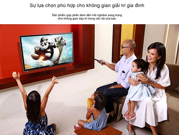 Tivi LED Arirang 24 Inch HD AR-2488F (Đen) - Hàng Chính Hãng