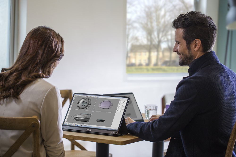 Màn Hình Di Động Asus ZenScreen MB16AC 16inch Full HD 5ms 60Hz IPS USB Type-C - Hàng Chính Hãng