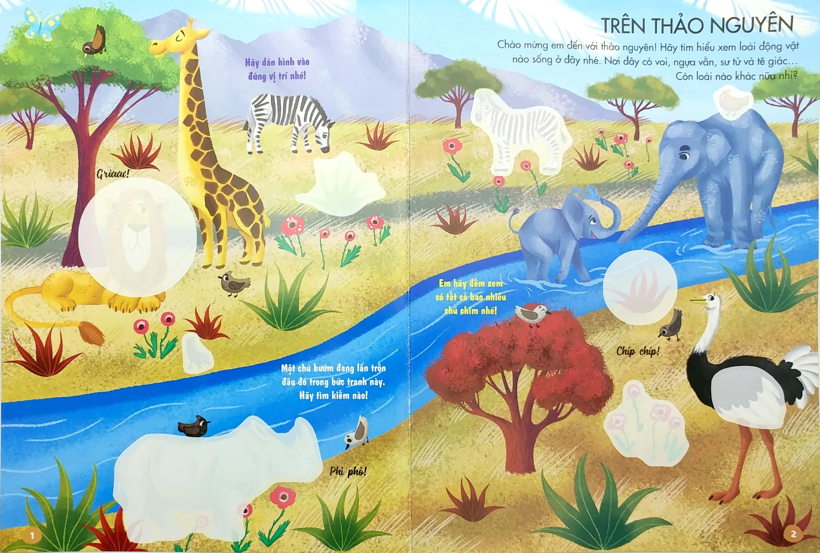 Sách Bóc Dán Thông Minh - Luyện Tay Thật Khéo, Luyện Mắt Thật Tinh - Động Vật Mà Em Thích