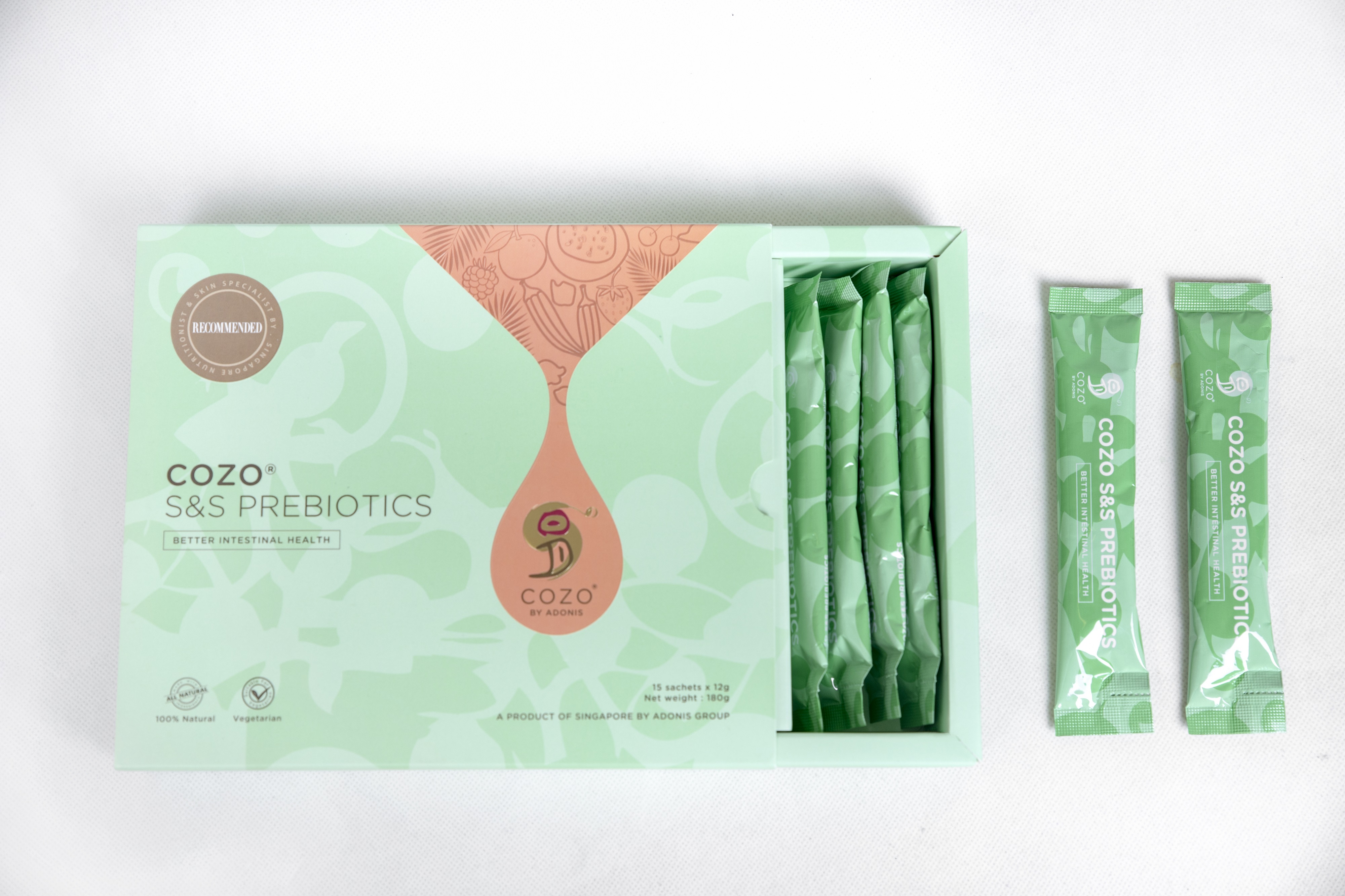 Bột Hỗ Trợ Kiểm Soát Cân Nặng, Phân Hủy Chất Béo Cozo Slim Sleek, Chống Phản Ứng Đường Hóa, Giúp Cơ Thể Thải Độc, Da Đẹp Dáng Xinh