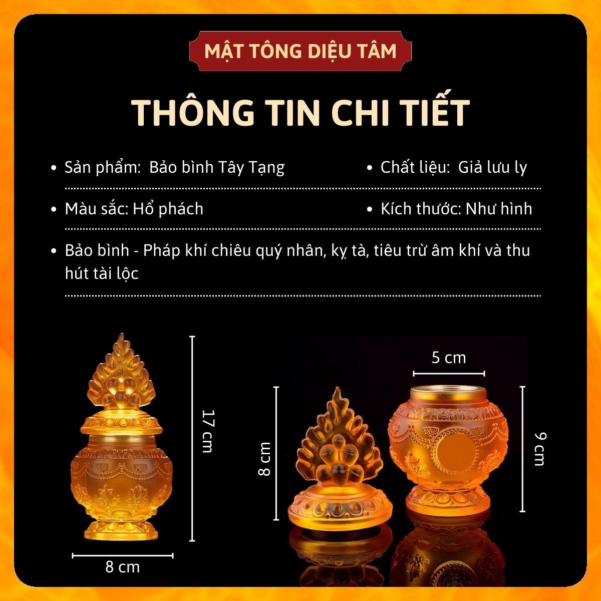 Bảo bình lưu ly tây tạng mật tông Diệu Tâm - pháp khí chiêu quý ...