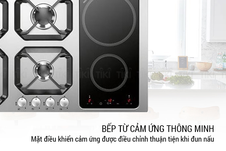 Bếp Âm Gas Kết Hợp Từ Lofra HLS9G21 (89.8cm - 3600W) - Hàng Chính Hãng