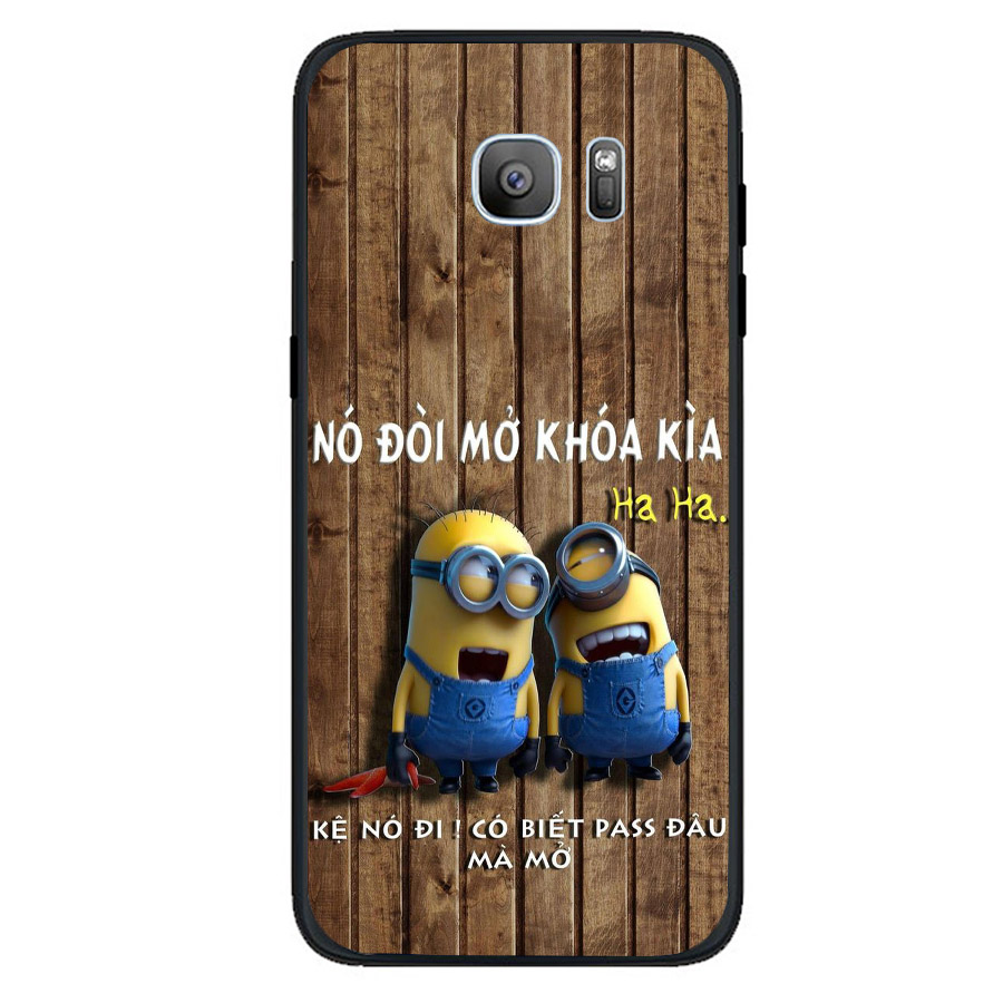 Ốp điện thoại dành cho máy Samsung Galaxy S7 edge - Cặp đôi ninion mở khóa MS FUNN0020