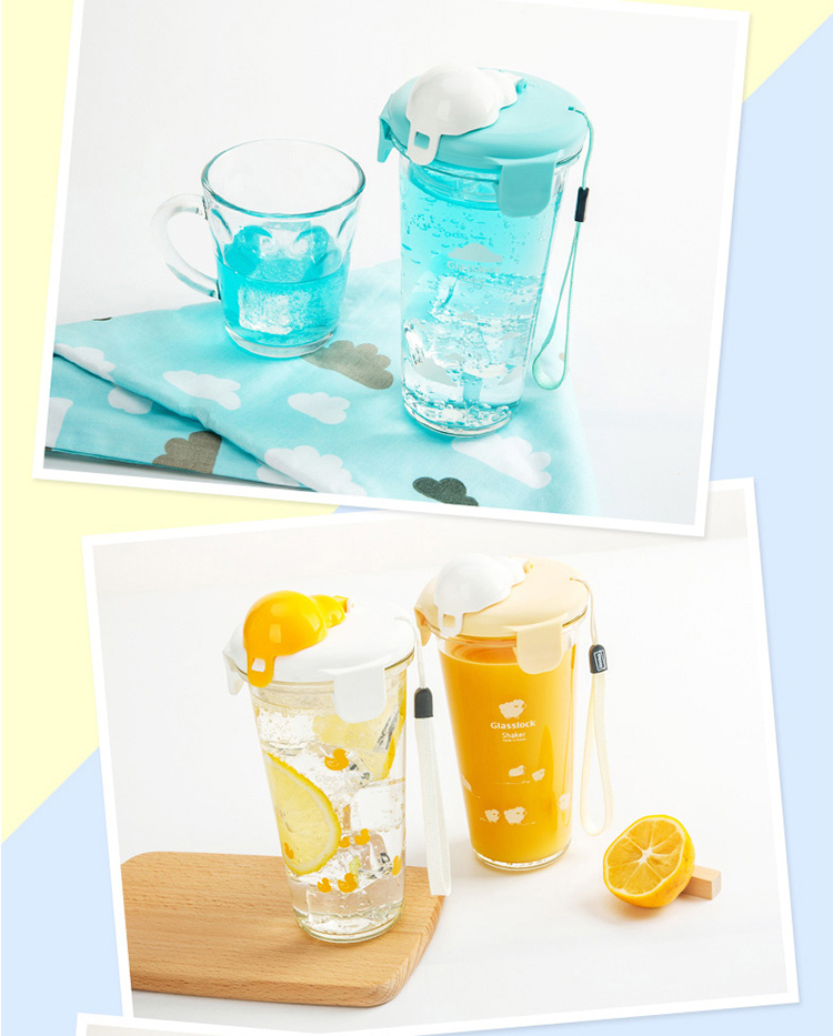 Ly Thủy Tinh Có Nắp Đậy Sanguang Clouds GlassLock PC618-D