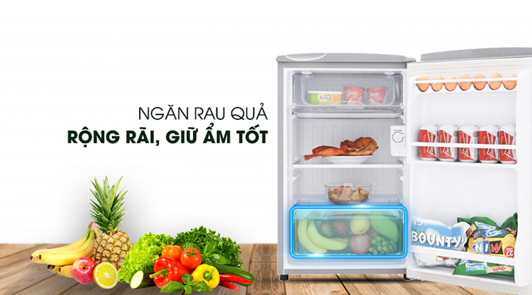 Tủ Lạnh Mini Aqua AQR-95ER-SV (90L) - Hàng chính hãng Tủ Lạnh Mini Aqua AQR-95ER-SV (90L) - Hàng chính hãng