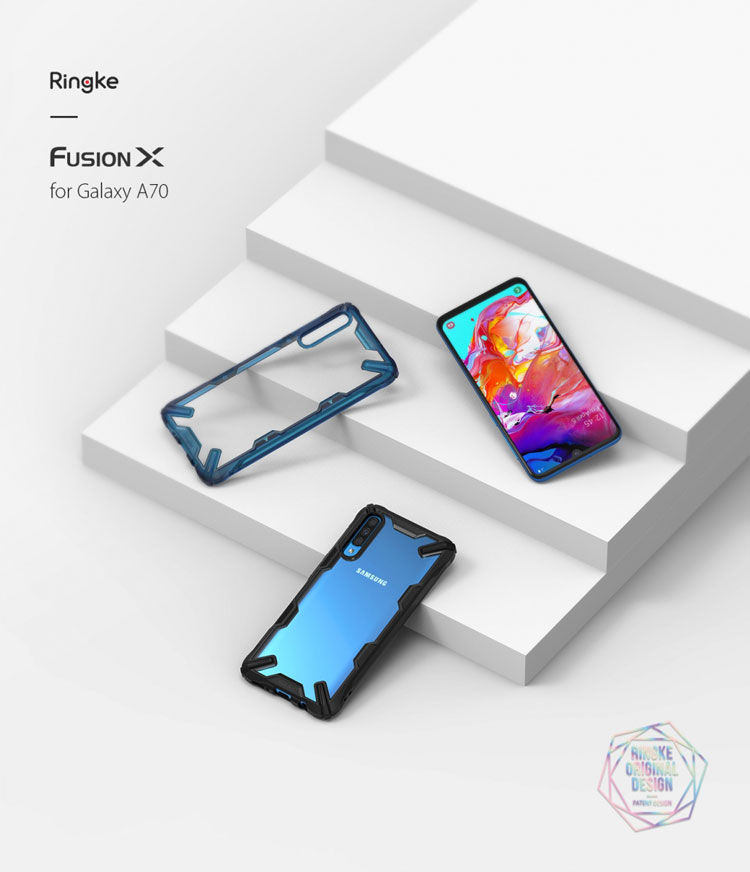 Ốp lưng Samsung Galaxy A70 RINGKE Fusion X