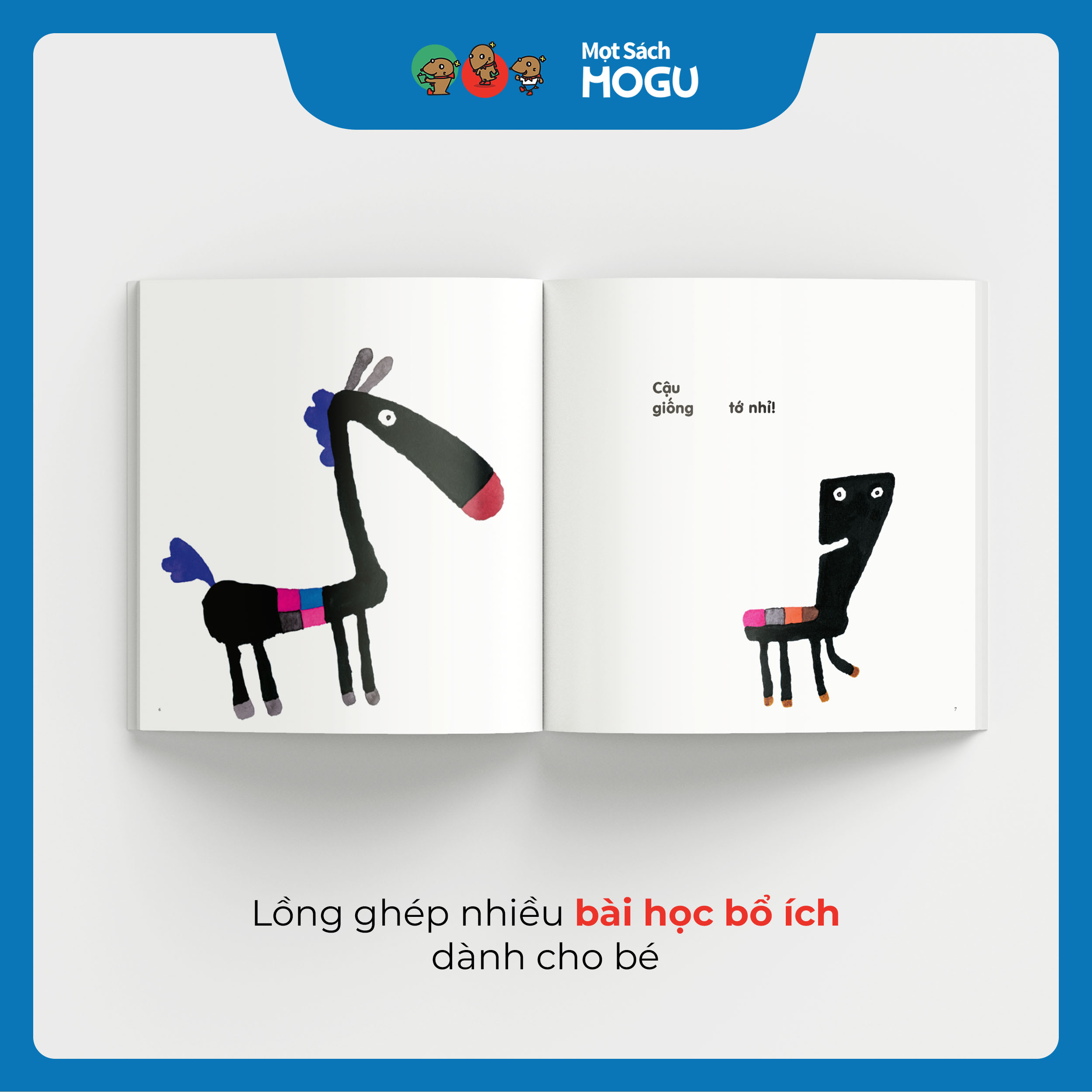 Truyện Ehon bé 3-4-5 tuổi - Giống Nhau Nhỉ!?