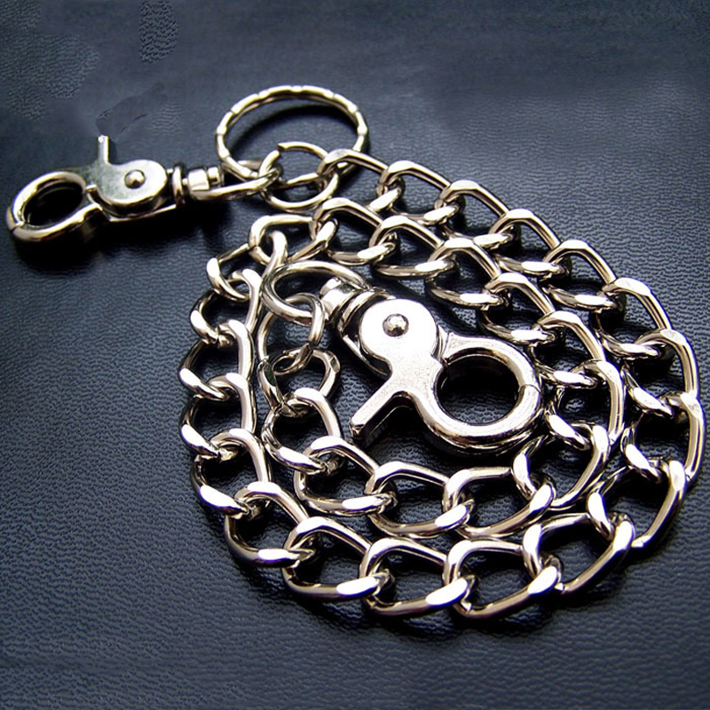 Dây xích đeo quần V.5 (Màu Bạc Dài 62 cm)