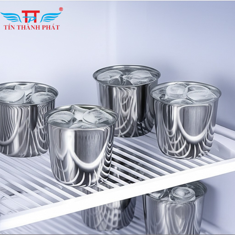 Bộ 10 ly inox đa năng Size 8cm, 9cm, 10cm, tiện lợi cho mọi loại đồ uống
