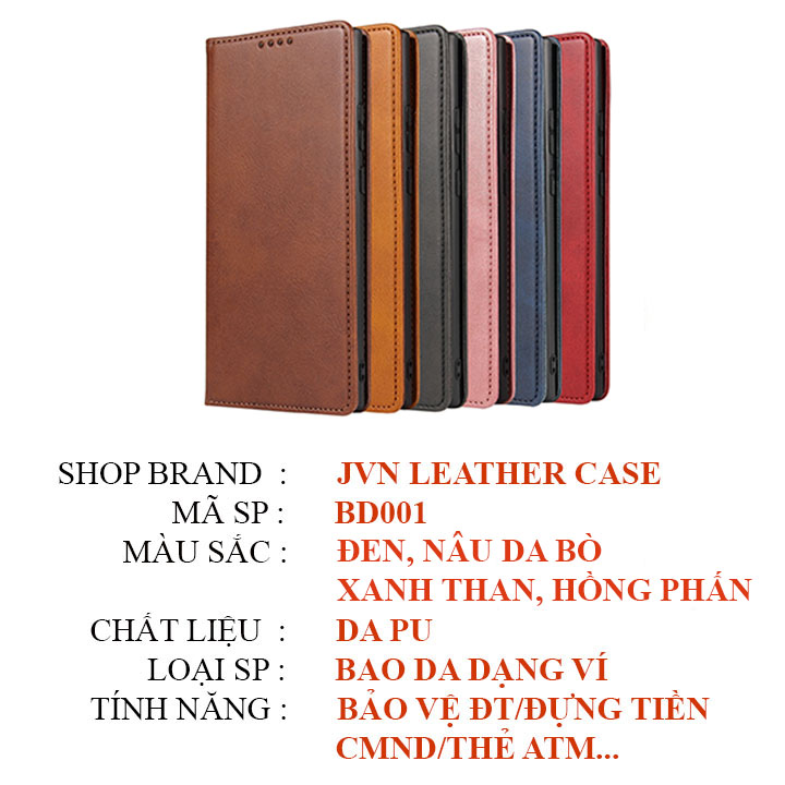 Bao da ốp lưng dành cho Samsung Galaxy A31 , A51 , A71 , M51 , M31 , A50 , A50s , A30s , A70 dạng ví case cao cấp, kiểu dáng sang trọng thời trang, ngăn đựng thẻ tiện lợi, bảo vệ điện thoại toàn diện - Hàng chính hãng