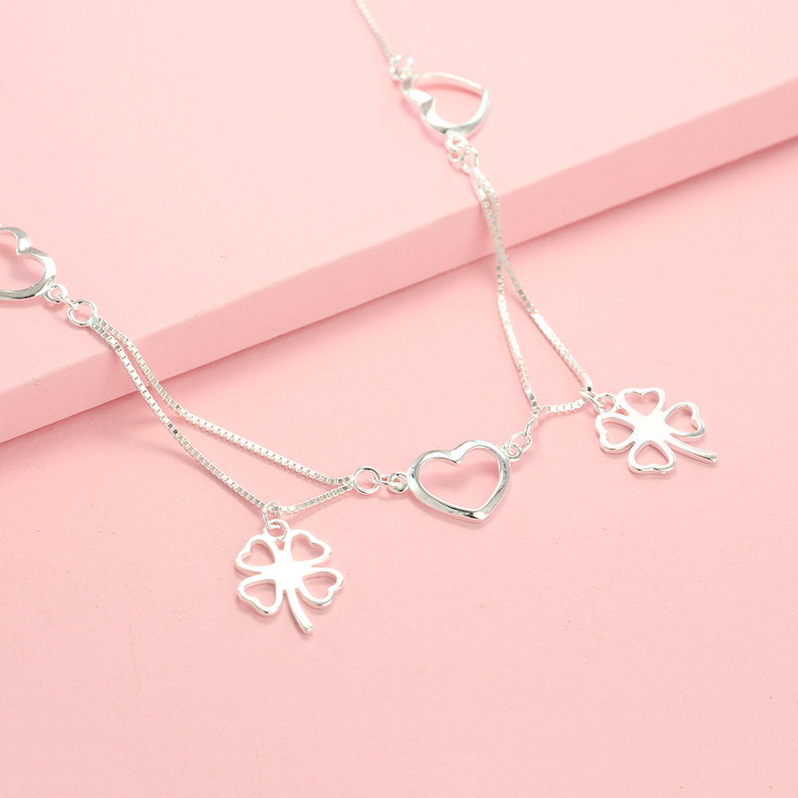 lắc chân bạc nữ