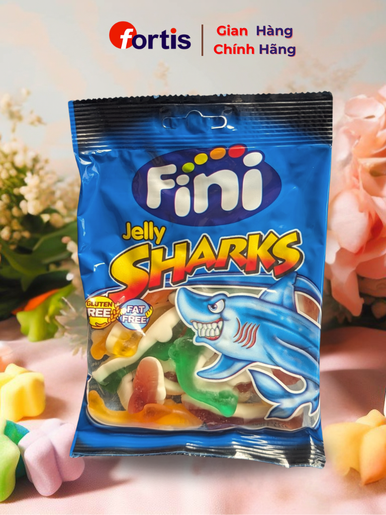 Kẹo dẻo Fini Jelly Sharks 90g
