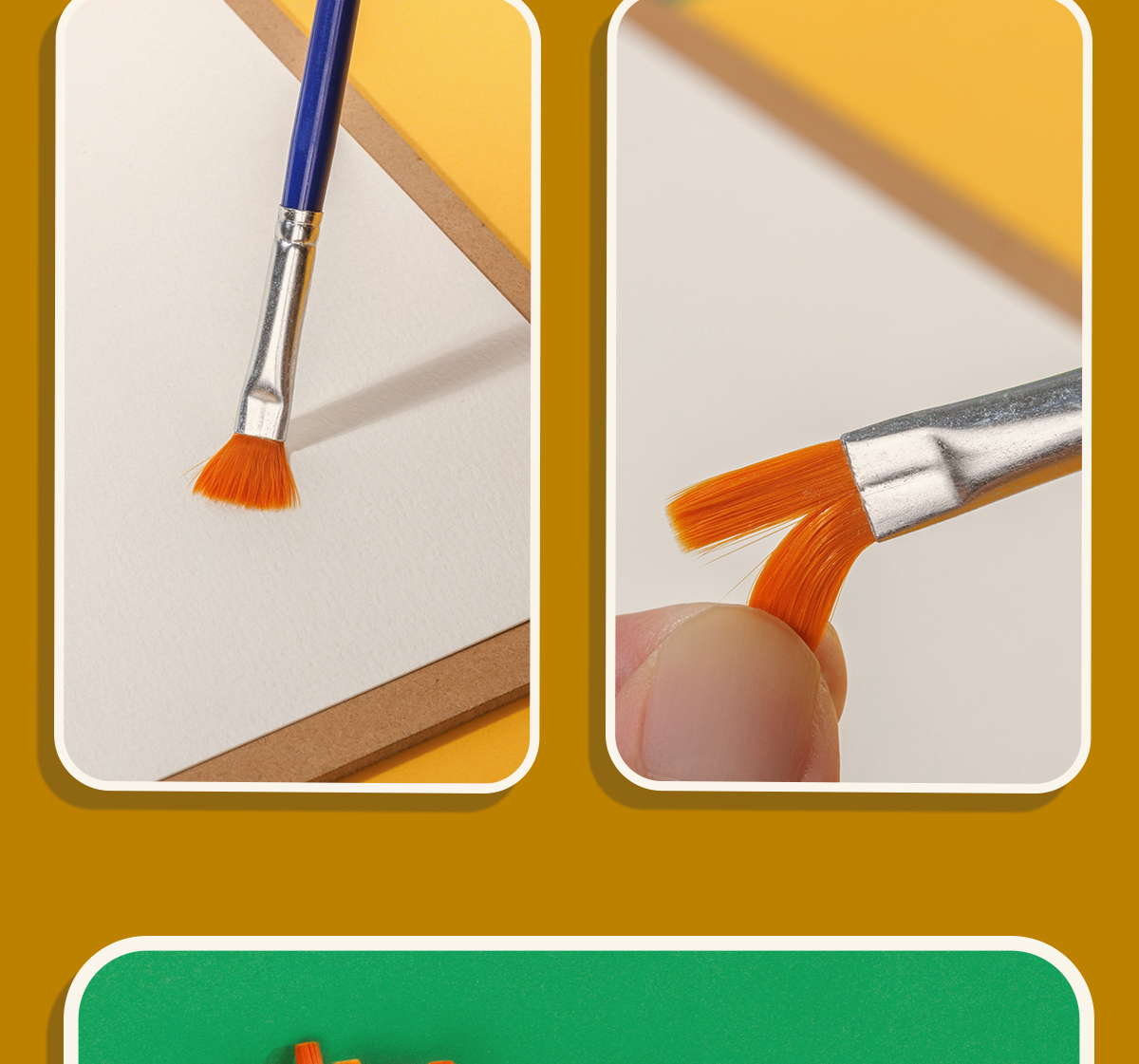 Túi 10 Cọ vẽ Tròn Thiên Long Colokit BRW-C02