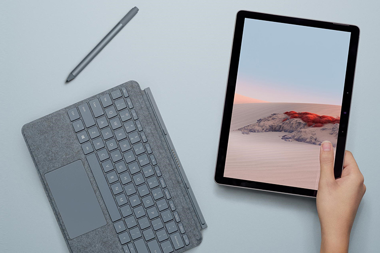 Microsoft Surface Go 2 (Pentium Gold 4425Y/ 8GB/ 128GB/ 10.5-inch/ Platinum) - Hàng Nhập Khẩu