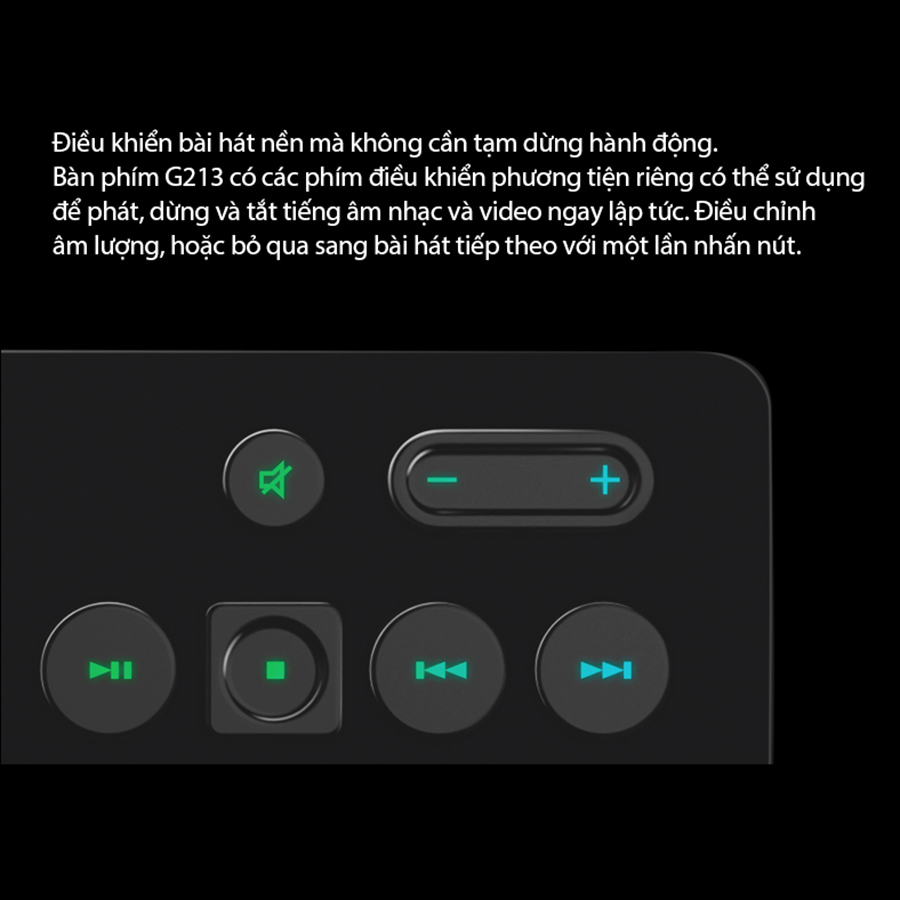 Bàn phím game có dây Logitech G213 Prodigy RGB Lightsync - Hàng chính hãng