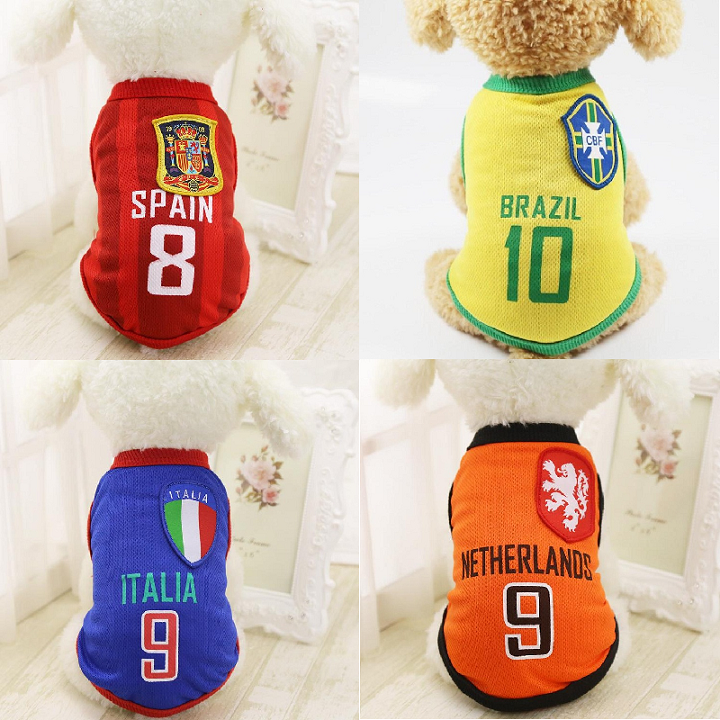 Combo siêu tiết kiệm gồm 4 áo thun cực đáng yêu ngẫu nhiên dành cho chó mèo dưới 10kg Xudapet