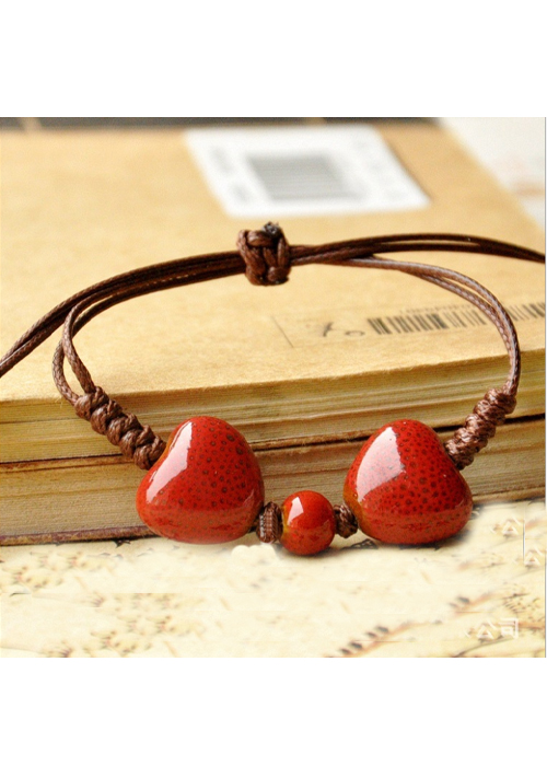 Vòng tay gốm thời trang đơn giản VGOM33