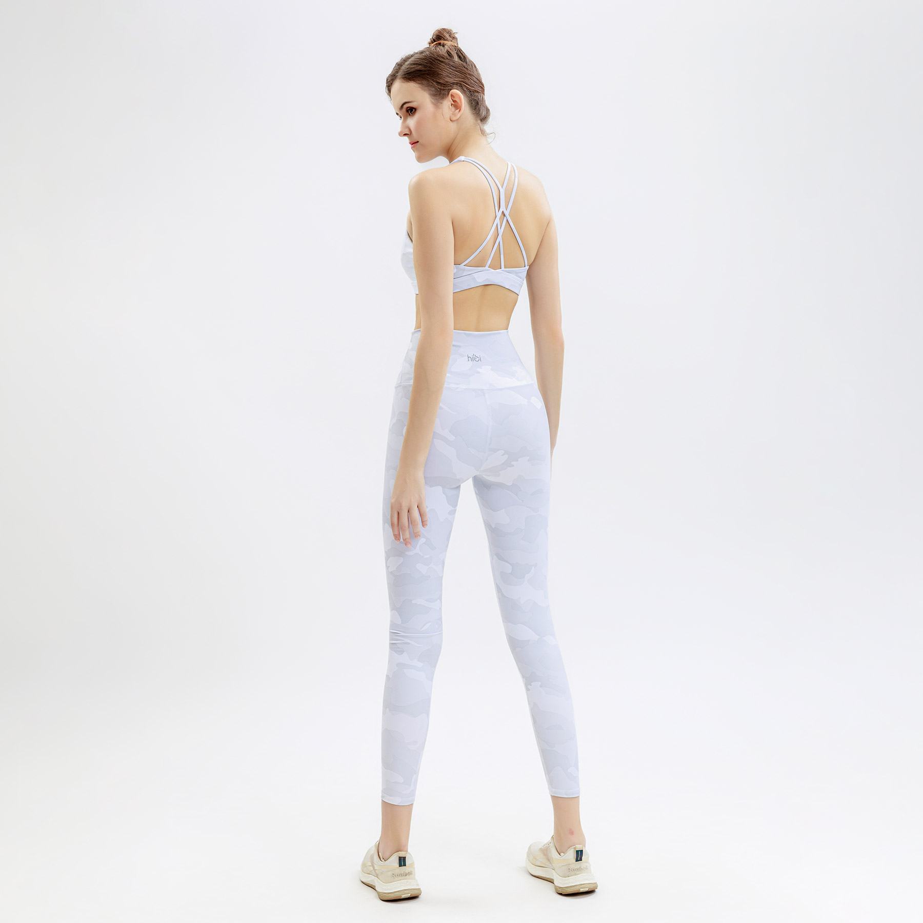 Set đồ tập Yoga Gym Hibi Sports H128 Áo 2 dây đánh đôi, Kèm mút ngực