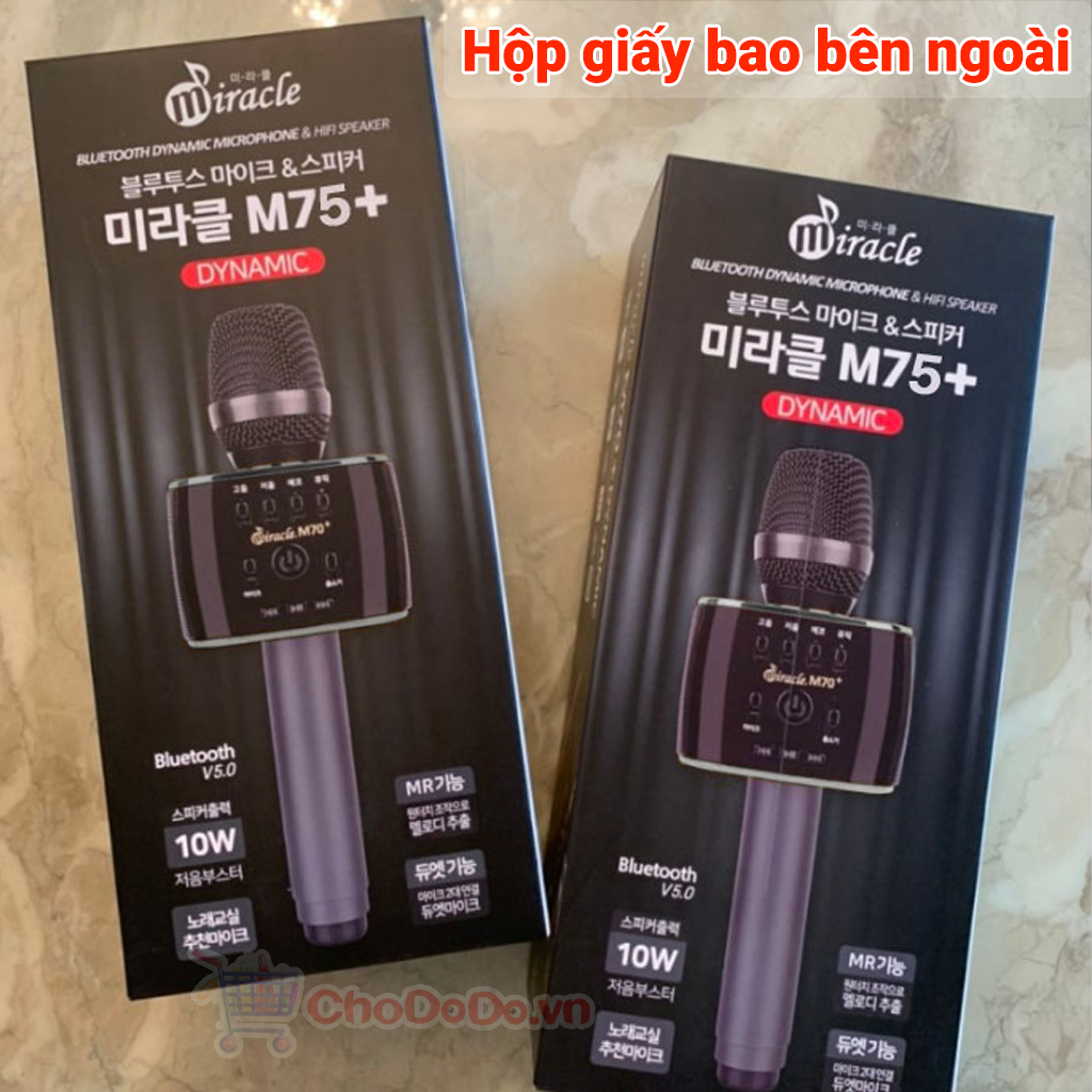 Hộp giấy đựng micro Miracle M75+