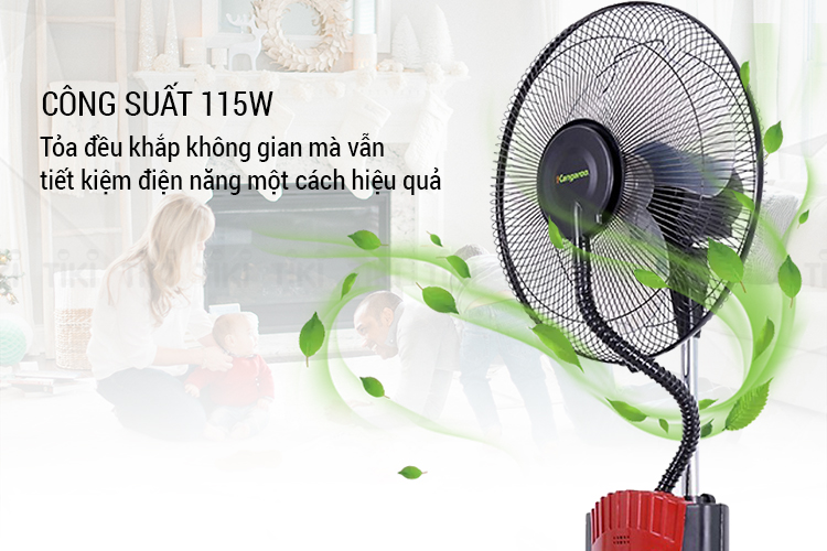 Quạt Phun Sương Kangaroo KG554 (115W)