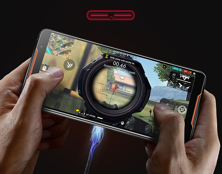 ROG game phone 8GB+128GB 845 liquid cooling heat full screen full Netcom 4G dual card dual standby