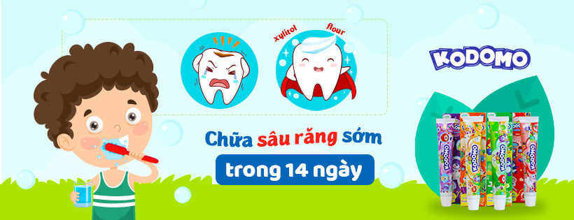 Kem Đánh Răng Trẻ Em Kodomo Hương Dâu - 45g