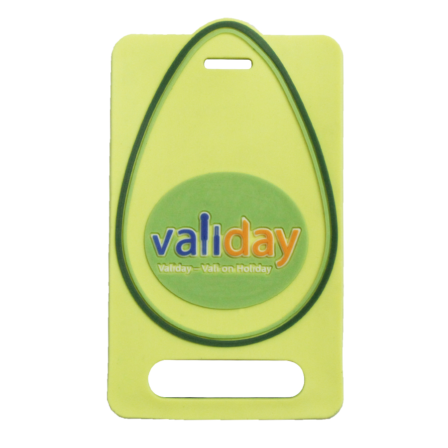 thẻ treo nametag ghi tên hành lý vali validay trái bơ phụ kiện vali