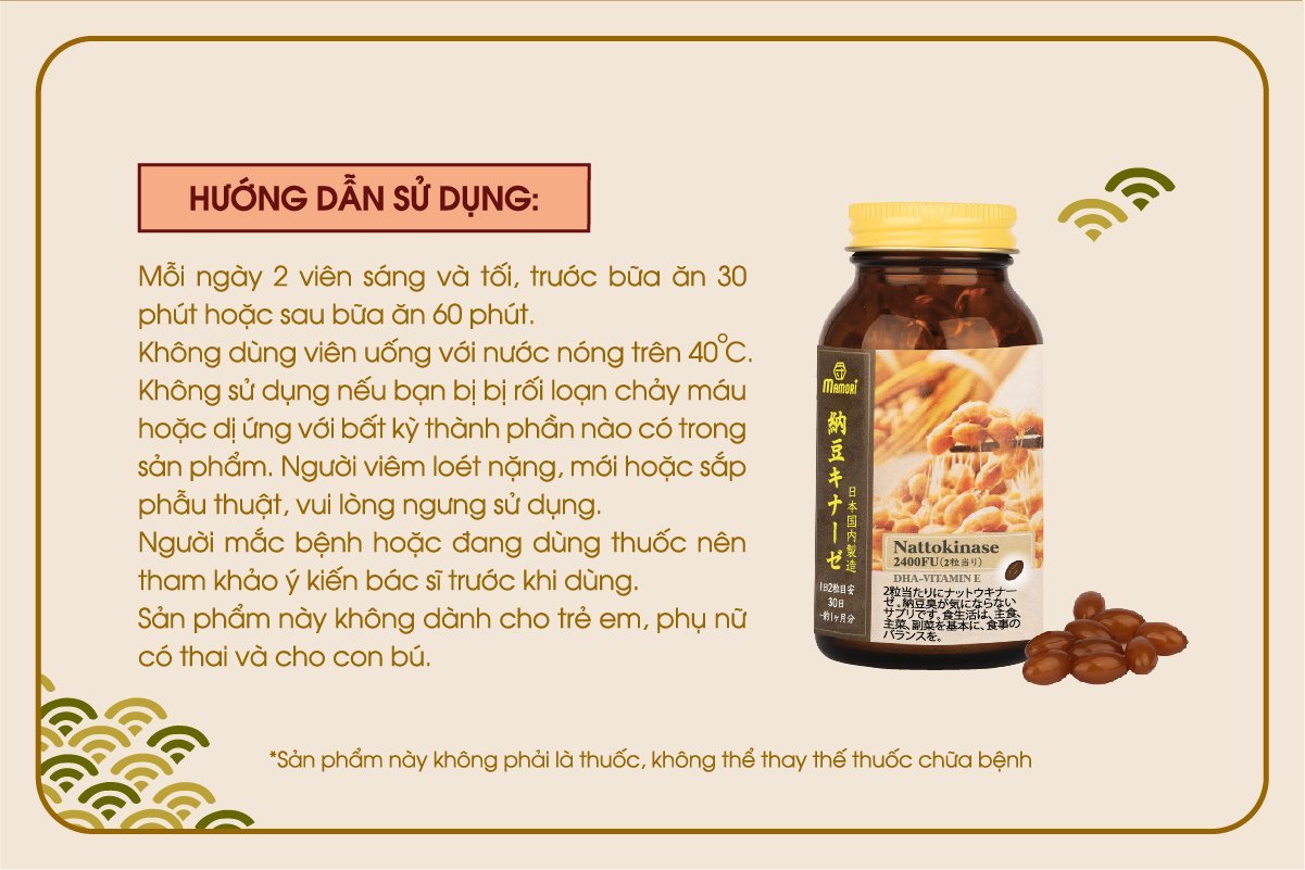 VIÊN UỐNG PHÒNG NGỪA ĐỘT QUỴ MAMORI NATTOKINASE 2400FU