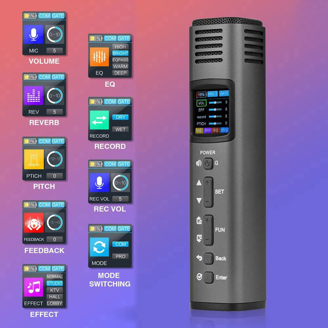 Các thông số điều chỉnh âm thanh của micro HK-620