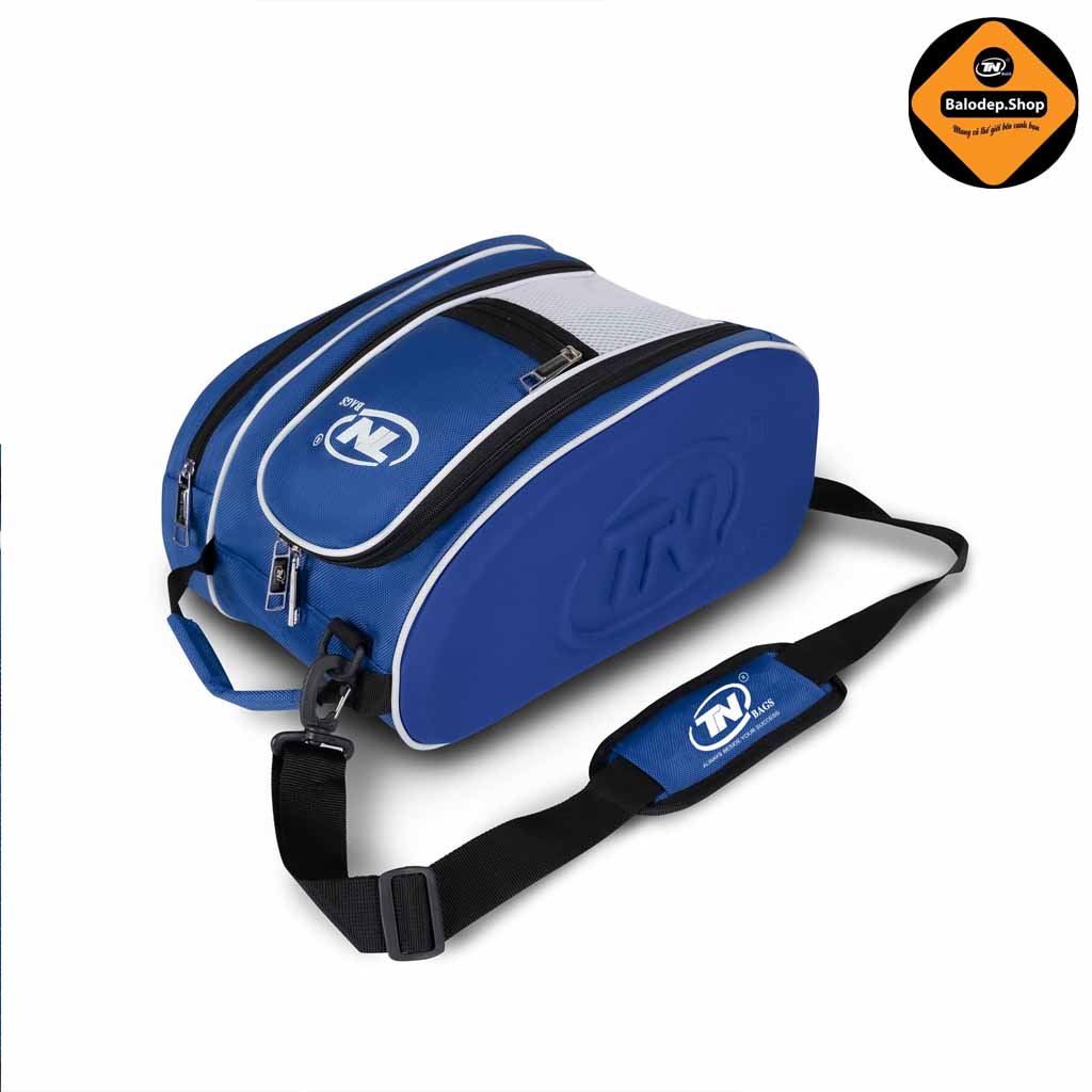 Túi Đựng Giày Đá Bóng TN Bags TN.B 9003 Màu Xanh Cao Cấp, Nhiều Ngăn Tiện Lợi, Logo Dập Nổi, Chống Nước Tốt, Cá Tính, Năng Động!