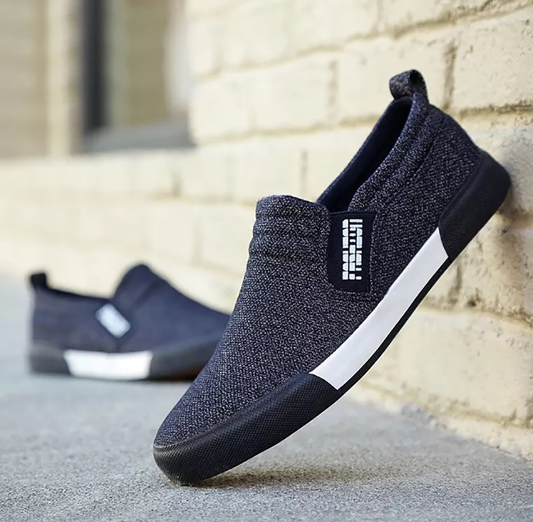 Giày Lười Vải Nam Thời Trang Và Lịch Lãm Fashion Hapu