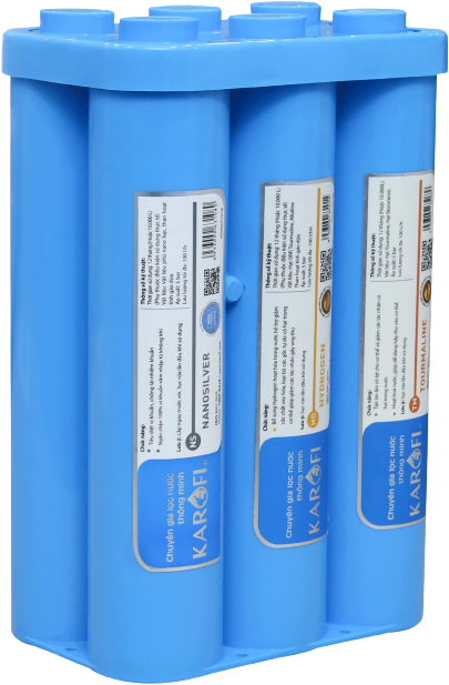 Bộ lõi máy lọc nước KAROFI Smax hiệu suất cao HP 6.2 - Hàng chính hãng